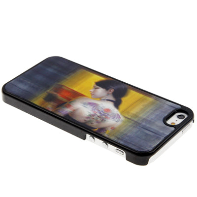 3D Effects Style Tattoo Beauty Pattern Plastic Case for iPhone 5 & 5s & SE
