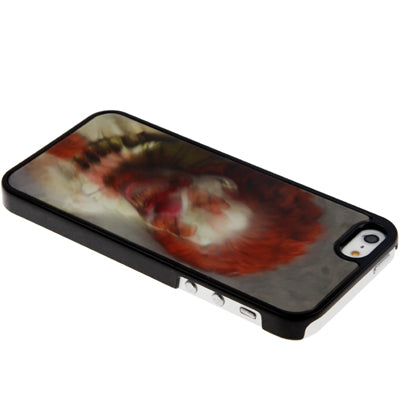 3D Effects Style Clown Pattern Plastic Case for iPhone 5 & 5s & SE
