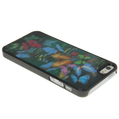 3D Effects Style Butterfly Pattern Plastic Case for iPhone 5 & 5s & SE