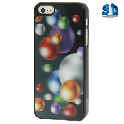 3D Effects Style Color Ball Pattern Plastic Case for iPhone 5 & 5s & SE