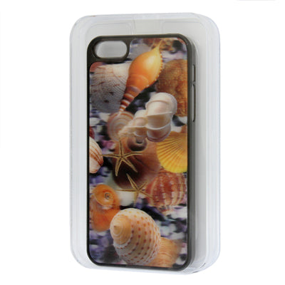 3D Effects Style Shell Pattern Plastic Case for iPhone 5 & 5s & SE