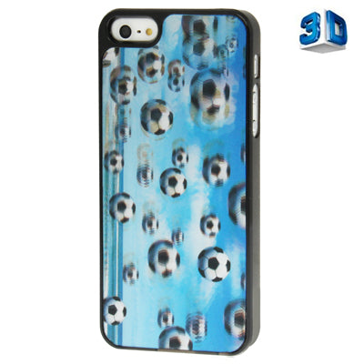 3D Effects Style Football Pattern Plastic Case for iPhone 5 & 5s & SE