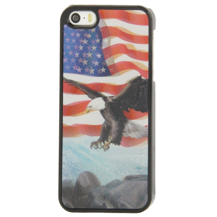 3D Effects Style Eagle Pattern Plastic Case for iPhone 5 & 5s & SE
