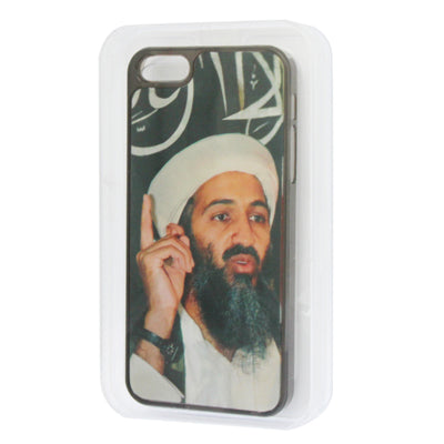 3D Effects Style Bin Laden Pattern Plastic Case for iPhone 5 & 5s & SE