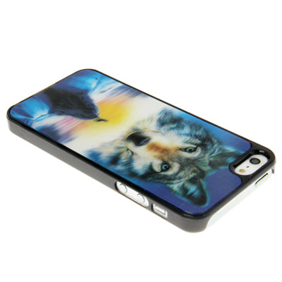 3D Effects Style Wolf Pattern Plastic Case for iPhone 5 & 5s & SE