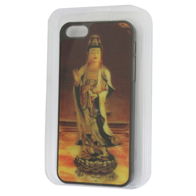 3D Effects Style Avalokiteshvara Pattern Plastic Case for iPhone 5 & 5s & SE