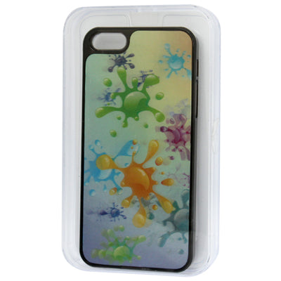 3D Effects Style Watercolor Drippage Pattern Plastic Case for iPhone 5 & 5s & SE