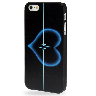 QYG Q-case High Quality An Arrow Wear Heart Pattern Plastic Protective Case for iPhone 5 & 5s & SE