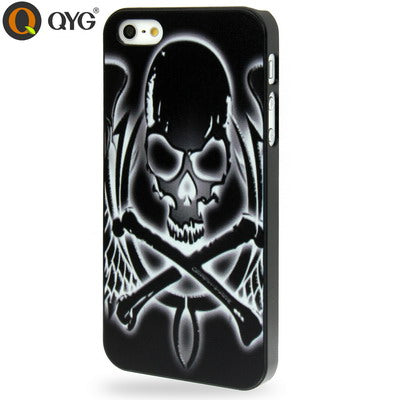 QYG Q-case High Quality Skeleton Plastic Protective Case for iPhone 5 & 5s & SE