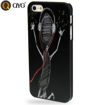 QYG Q-case High Quality Cartoon Pattern Plastic Protective Case for iPhone 5