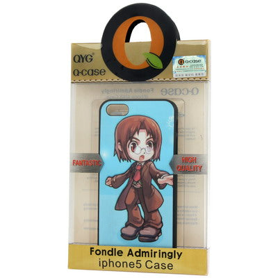 QYG Q-case High Quality Cartoon Girl Plastic Protective Case for iPhone 5