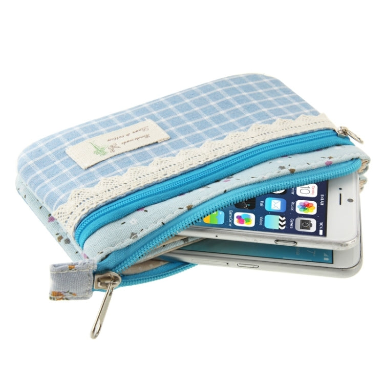 Cloth Carry Bag with Lace & Wrist Strap for iPhone 6 & 6S & 5 & 5S & 5C / iPhone 4 & 4S / i9500 / i9300 (Random Delivery)