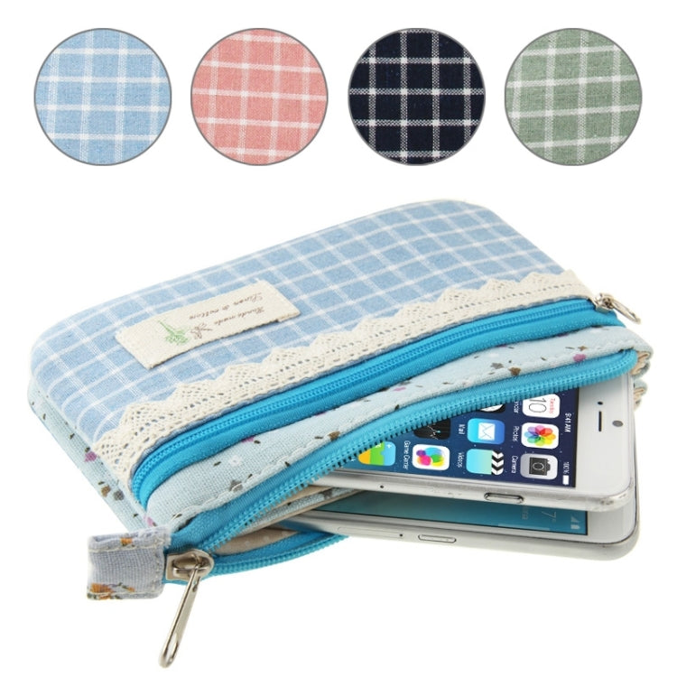 Cloth Carry Bag with Lace & Wrist Strap for iPhone 6 & 6S & 5 & 5S & 5C / iPhone 4 & 4S / i9500 / i9300 (Random Delivery)
