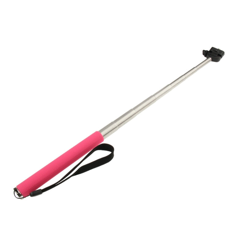 Extendable Hand Held Monopod & Bluetooth Shutter for iPhone / iPad and Galaxy (Pink)