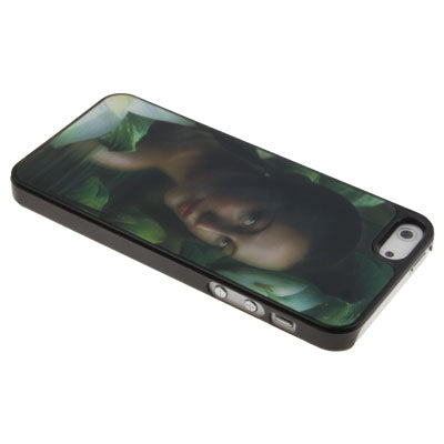 3D Effects Style Beauty Robot Pattern Plastic Case for iPhone 5 & 5s & SE