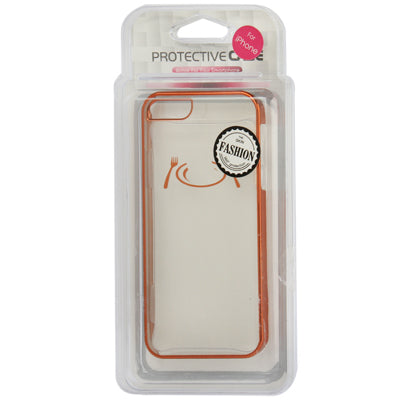Tableware Series Pattern Transparent Plastic Case for