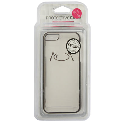 Tableware Series Pattern Transparent Plastic Case for