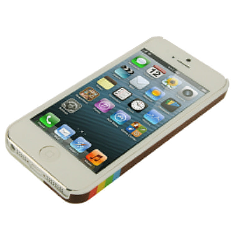 Camera Pattern Plastic Case for iPhone 5 & 5s & SE