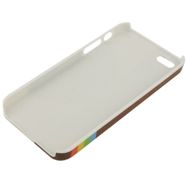 Camera Pattern Plastic Case for iPhone 5 & 5s & SE