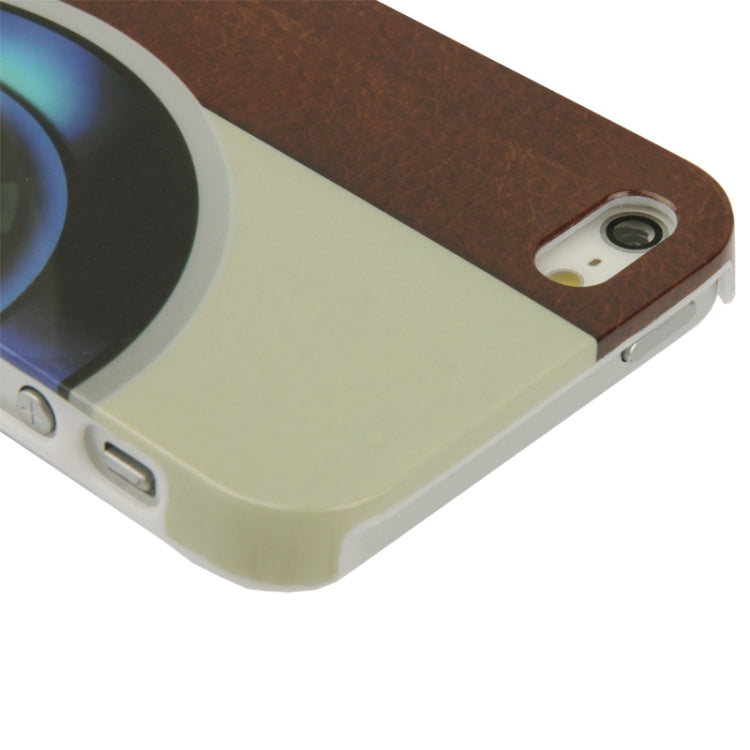 Camera Pattern Plastic Case for iPhone 5 & 5s & SE