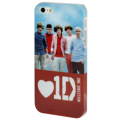 One Direction Team Pattern Ultrathin Anti-scratch Plastic Protective Case for iPhone 5 & 5s & SE