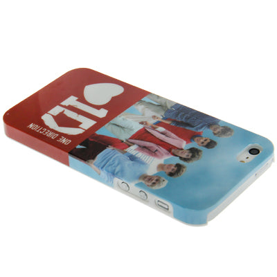 One Direction Team Pattern Ultrathin Anti-scratch Plastic Protective Case for iPhone 5 & 5s & SE