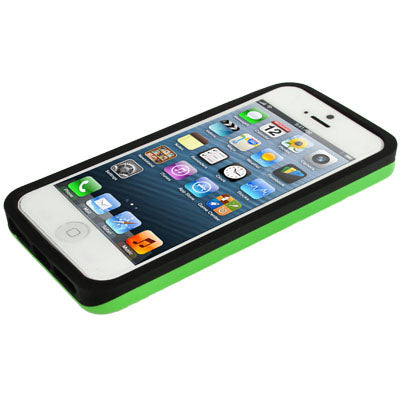 iFace Series Geometric Pattern Pure Color Plastic Protected Case for iPhone 5 & 5s & SE (Green)