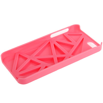 Hollow Geometric Pattern Plastic Case with Coin Holder for iPhone 5 & 5s & SE