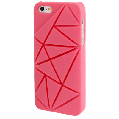 Hollow Geometric Pattern Plastic Case with Coin Holder for iPhone 5 & 5s & SE