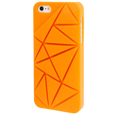 Hollow Geometric Pattern Plastic Case with Coin Holder for iPhone 5 & 5s & SE