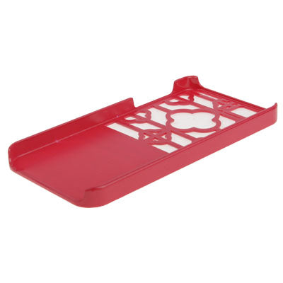 Ancient Door Style Flower Pattern Hollow Plastic Case for iPhone 5