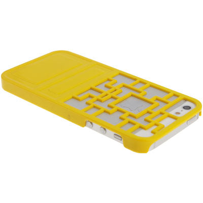 Ancient Door Style Geometric Pattern Hollow Plastic Case for iPhone 5
