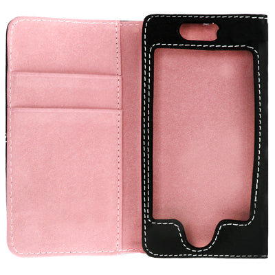Horizontal Flip Soft Leather Case with Credit Card Slots for