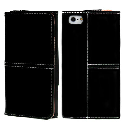 Horizontal Flip Soft Leather Case with Credit Card Slots for