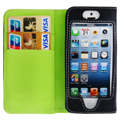 Horizontal Flip Soft Leather Case with Credit Card Slots for