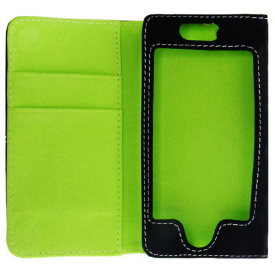 Horizontal Flip Soft Leather Case with Credit Card Slots for