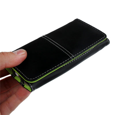 Horizontal Flip Soft Leather Case with Credit Card Slots for