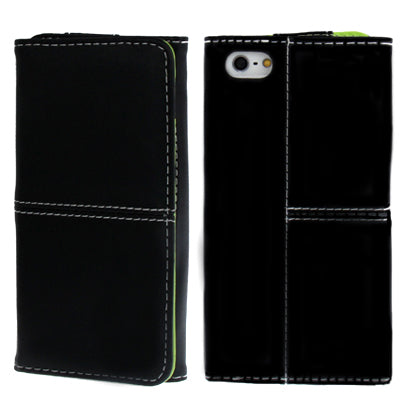 Horizontal Flip Soft Leather Case with Credit Card Slots for