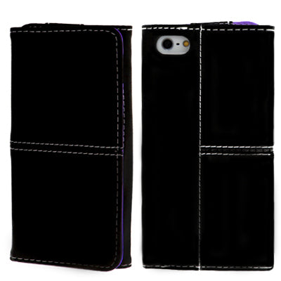 Horizontal Flip Soft Leather Case with Credit Card Slots for