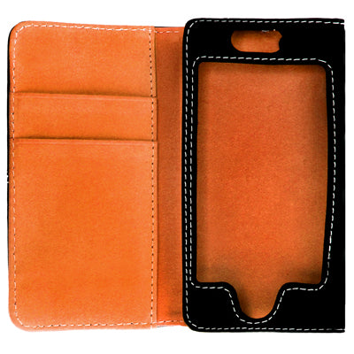 Horizontal Flip Soft Leather Case with Credit Card Slots for