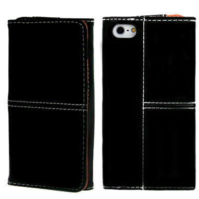 Horizontal Flip Soft Leather Case with Credit Card Slots for