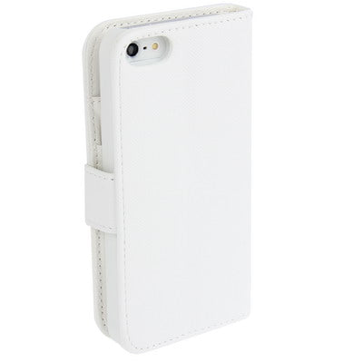 Cross Texture Flip Horizontal Leather Case with Credit Card Slot for iPhone 5 & 5s & SE & SE