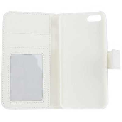 Cross Texture Flip Horizontal Leather Case with Credit Card Slot for iPhone 5 & 5s & SE & SE