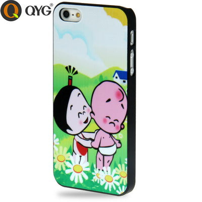 QYG Q-case High Quality Cartoon Pattern Plastic Protective Case for iPhone 5 & 5s & SE