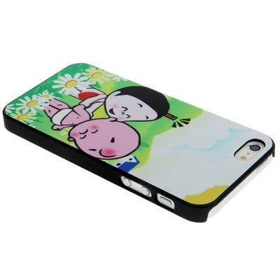 QYG Q-case High Quality Cartoon Pattern Plastic Protective Case for iPhone 5 & 5s & SE
