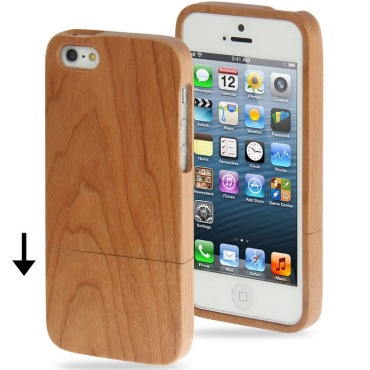 Cherry Material Detachable Case for iPhone 5