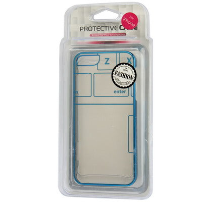 Keyboard Style Ultra Slim Transparent Plastic Case for iPhone 5
