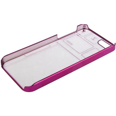 Keyboard Style Ultra Slim Transparent Plastic Case for iPhone 5