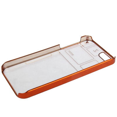 Keyboard Style Ultra Slim Transparent Plastic Case for iPhone 5