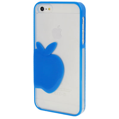 Emboss Apple Style Translucent Protective Case for iPhone 5 & 5